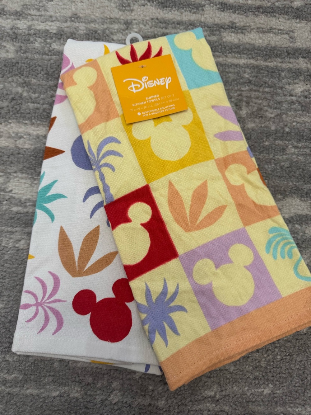 Disney Summer Kitchen Towels - Set of 2